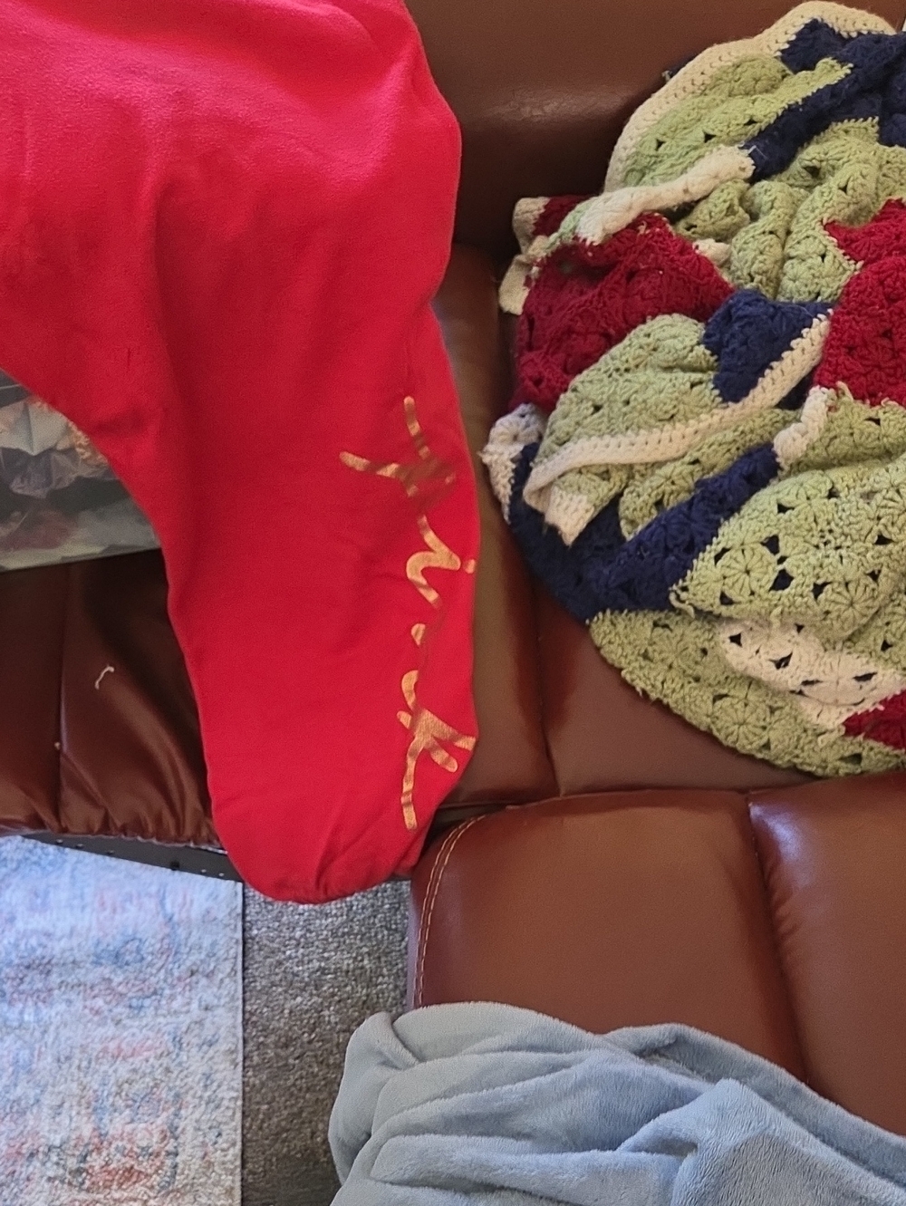 PINK Victoria's Secret Bright Red Joggers with Gold Logo